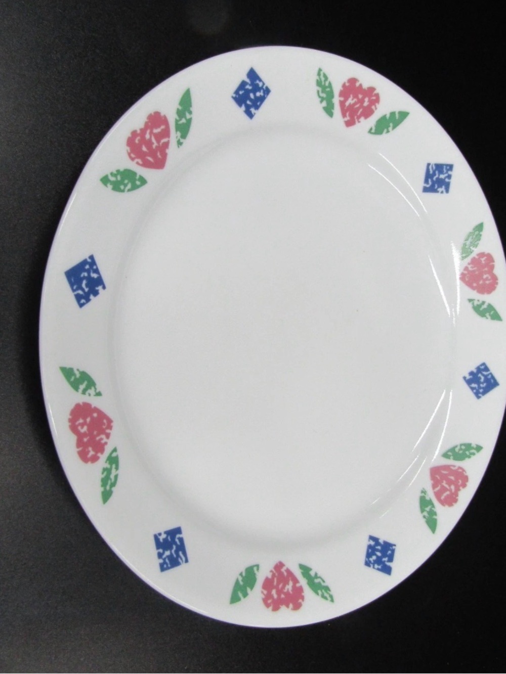 Vintage Corelle Quilt Pattern set of 8 USA 10” dinner plates 1994 - Picture 3 of 5